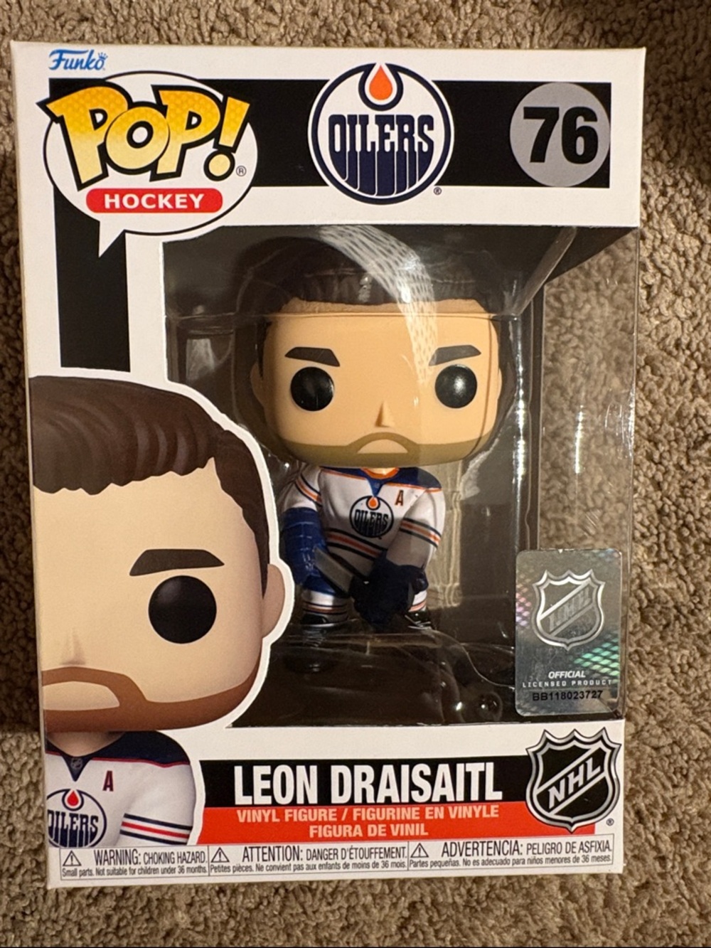 Funko Pop! in Box - Leon Draisaitl NHL Pop! Hockey